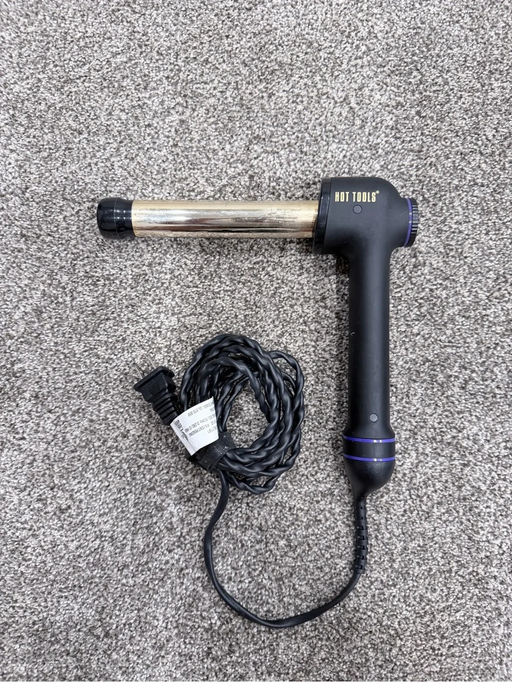 Hot Tools Curling Iron - Black with Gold Barrel